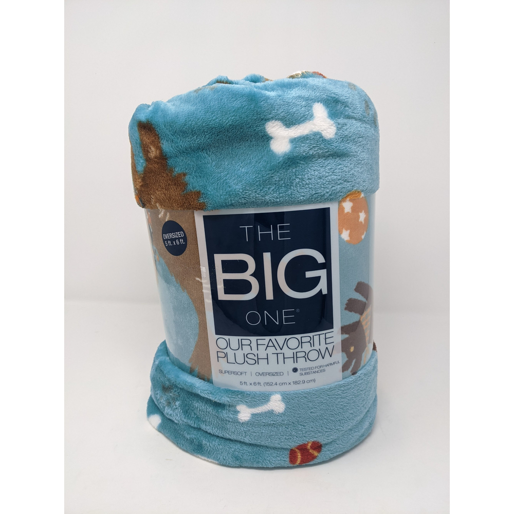 The big one plush throw